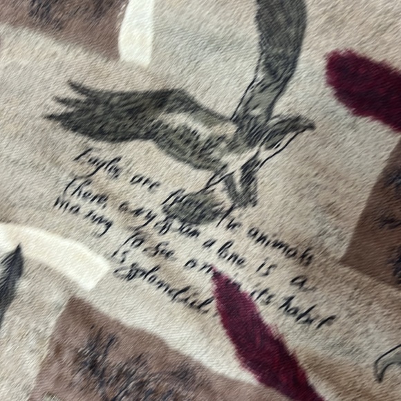 Woolrich EAGLES BIRD flannel shirt men’s XL burgundy feather 90s dad Shirt woods - Picture 14 of 14